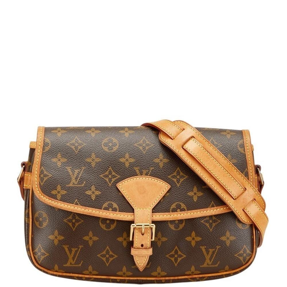 Louis Vuitton Monogram Sologne Shoulder Bag Brown
